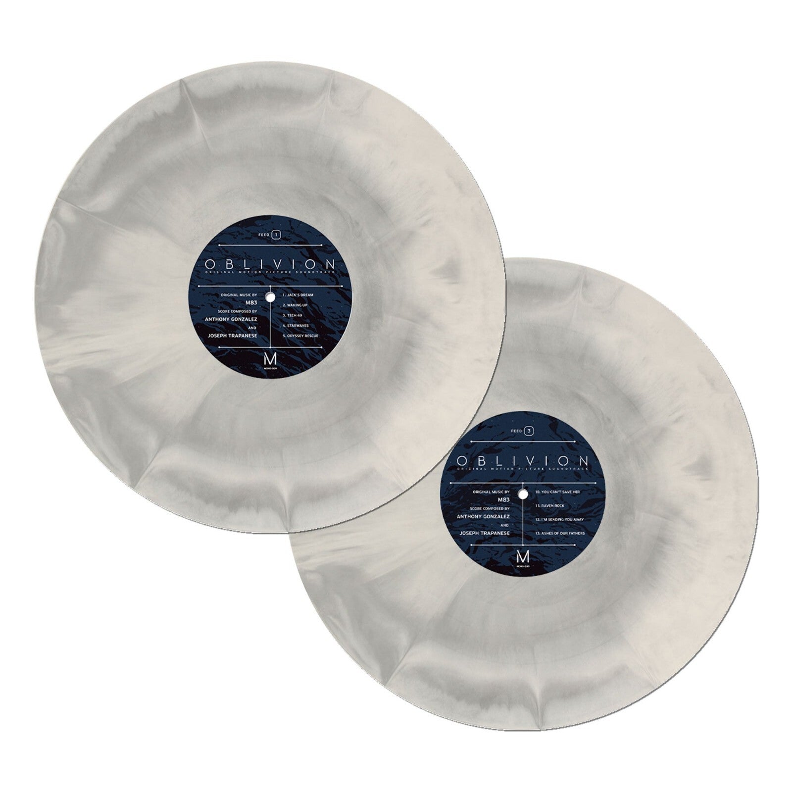 Oblivion Vinyl Soundtrack 2 LP Silver M83 Mondo Exclusive Color Vinyl Limited Ed