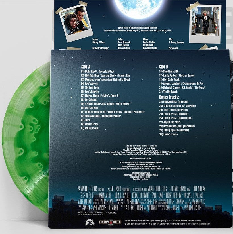 Scrooged Music From The Motion Picture - Mistletoe Green Explosion Vinyl LP /100