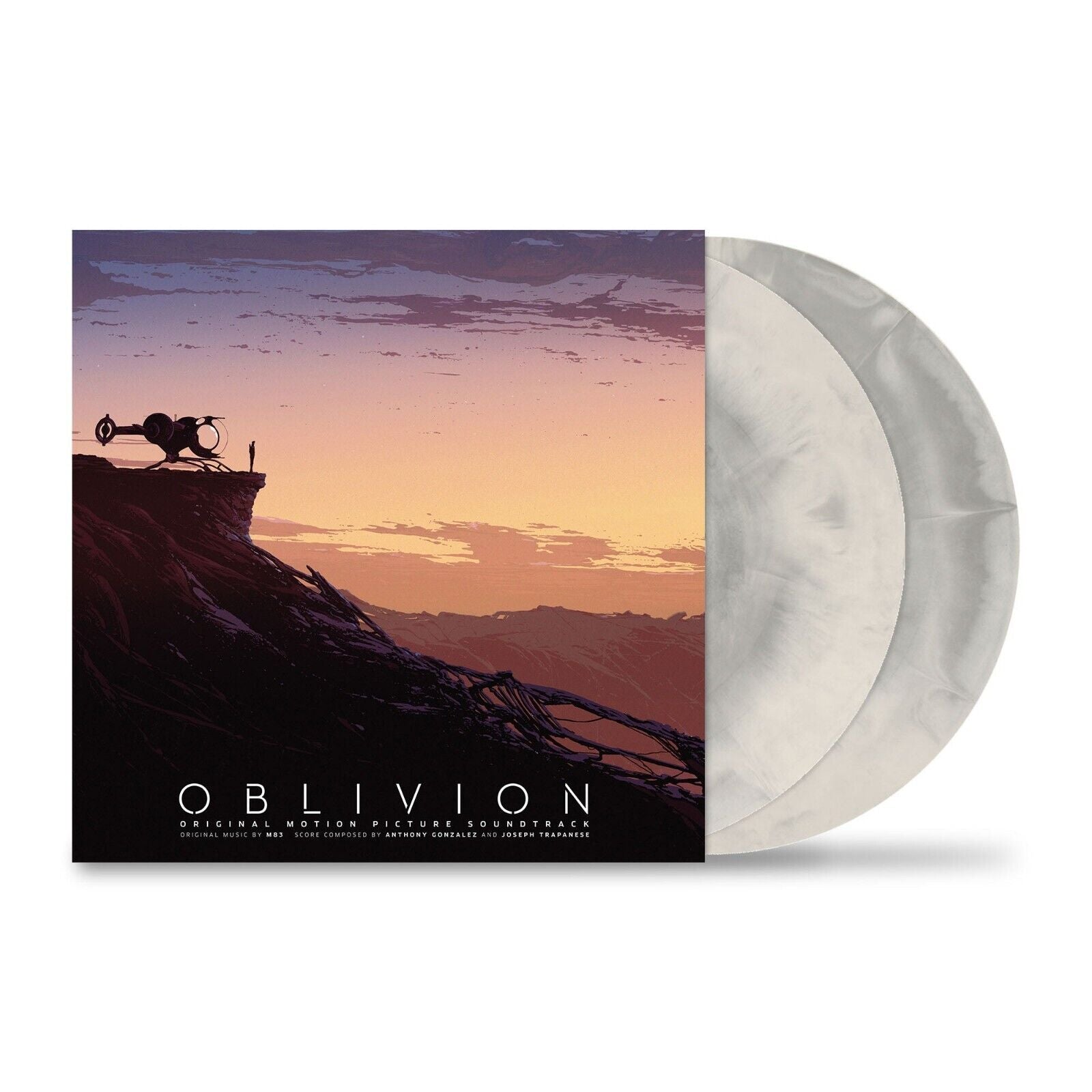 Oblivion Vinyl Soundtrack 2 LP Silver M83 Mondo Exclusive Color Vinyl Limited Ed