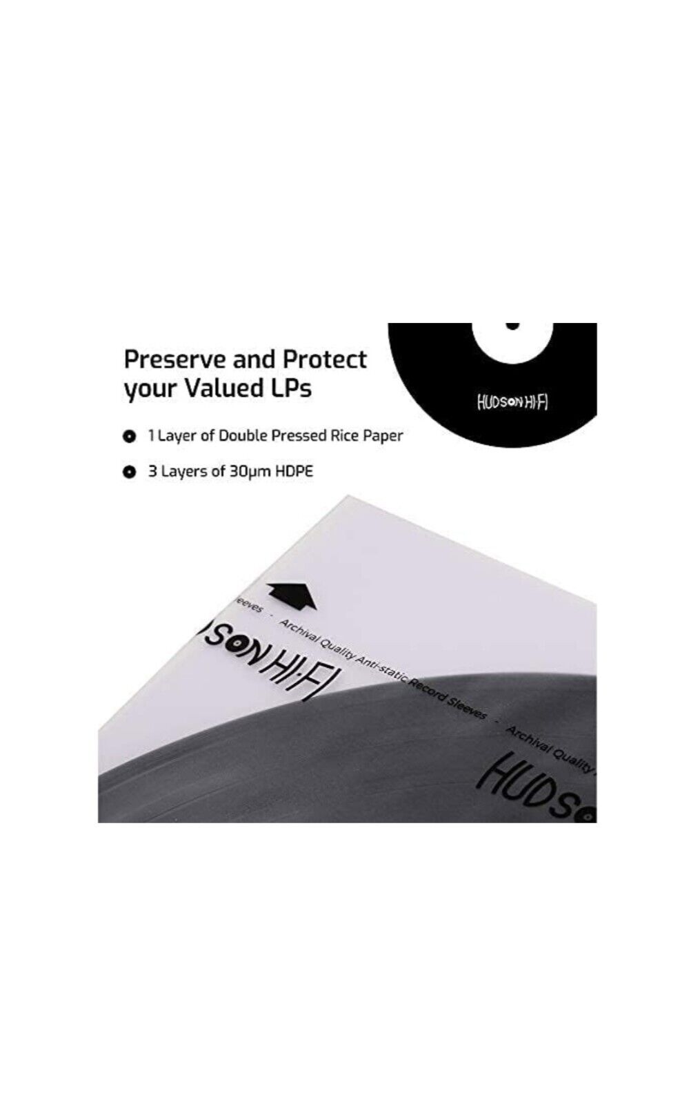 25 Rice Paper Antistatic LP Inner Sleeves Vinyl Record 33rpm 12" Album HIFI
