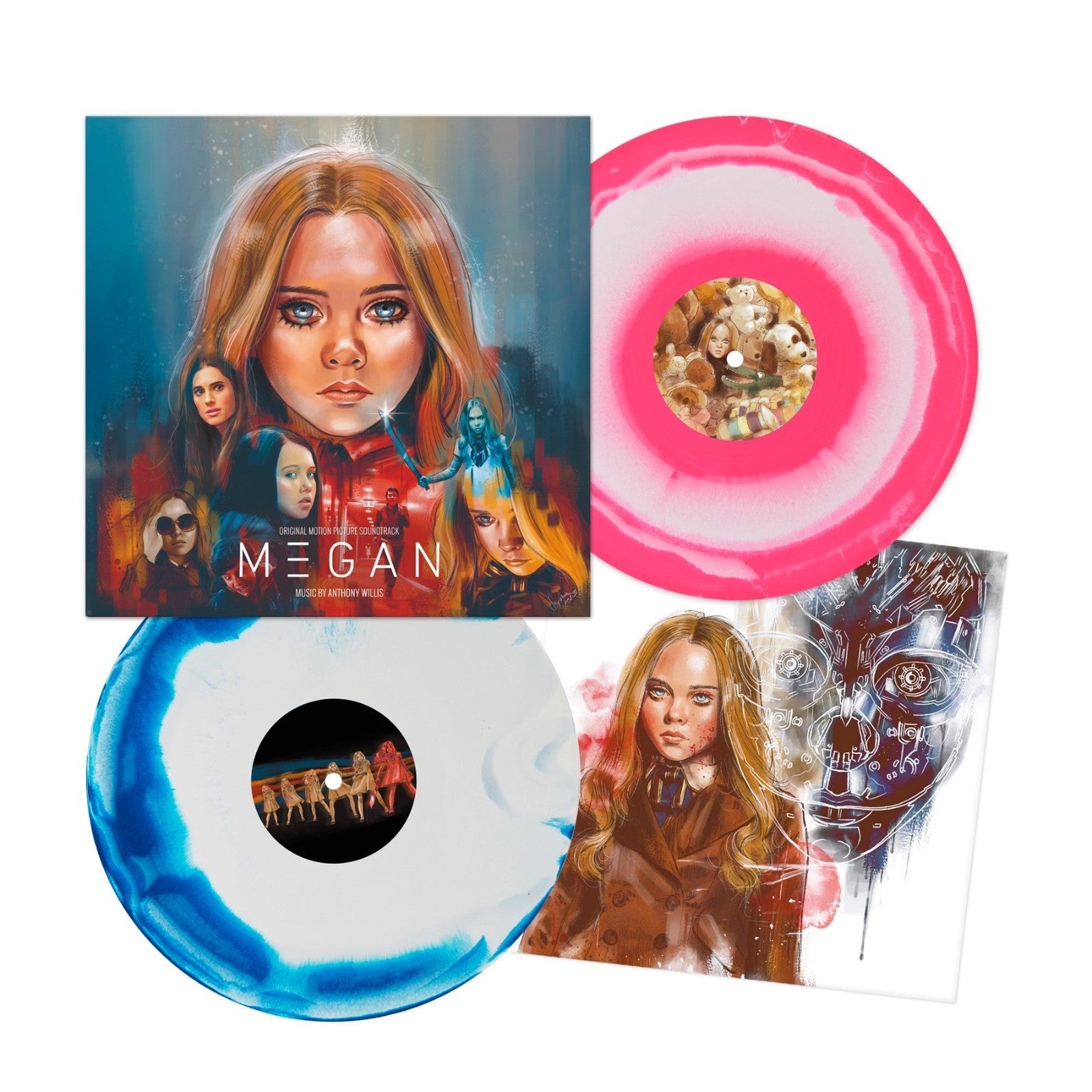 M3gan/ Megan: Horror Soundtrack Vinyl - NEW - 2 LP Limited Color Variant Waxwork
