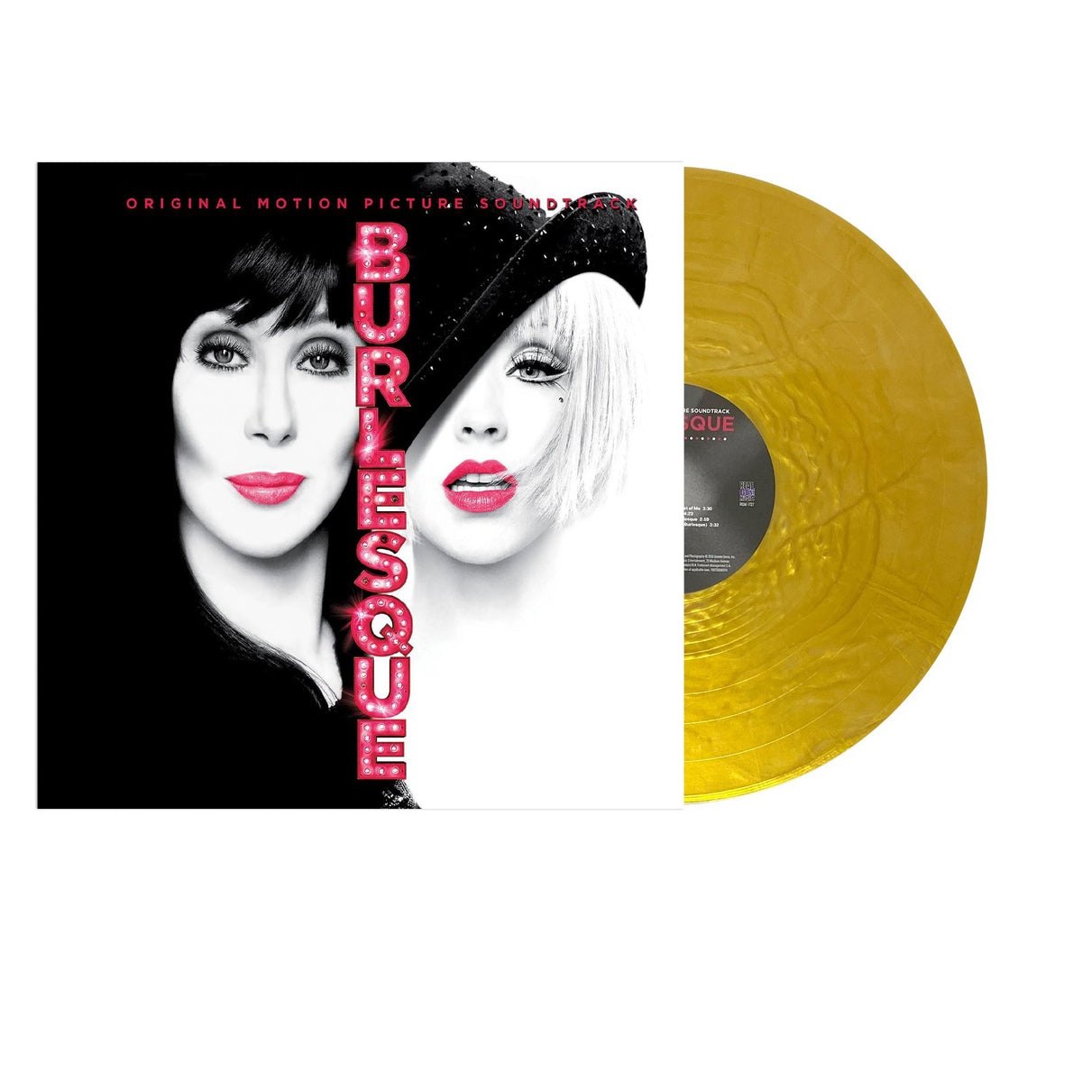 Cher & Christina Aguilera - Burlesque Soundtrack (Metallic Gold Vinyl)