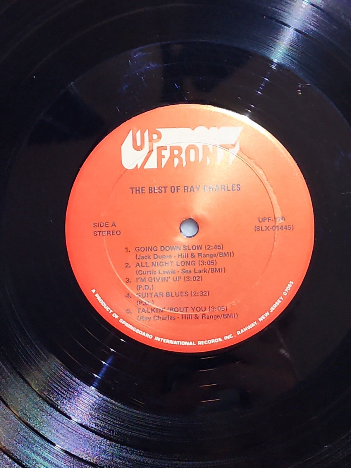 Ray Charles - The Best Of Jazz Anthology - STEREO LP Vinyl Record - UPF-170 - NM