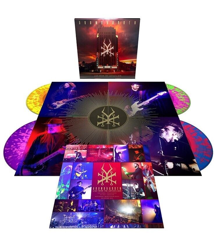 Soundgarden BOX SET Live From Artists Den 4LP NEON COLOR VINYL Chris Cornell NEW