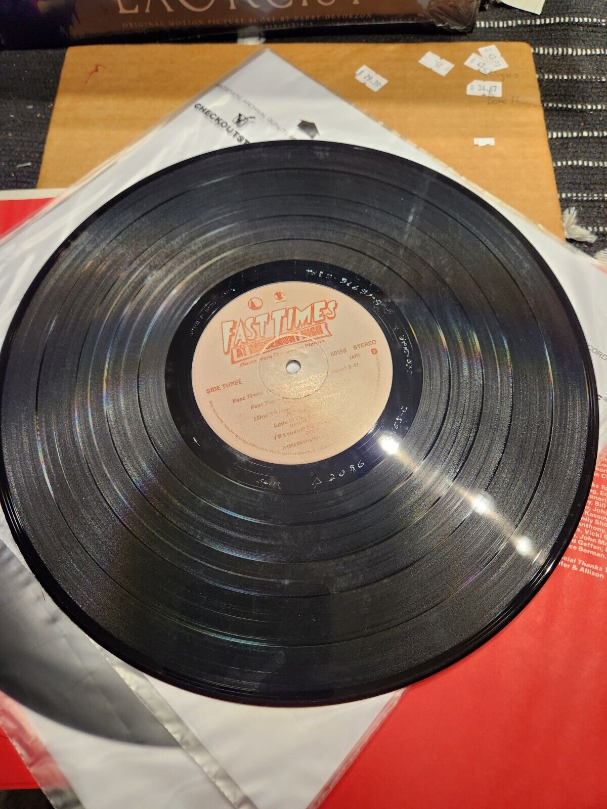 Fast Times at Ridgemont High Soundtrack VINTAGE 1982 OG Vinyl Record VG+ 2x LP