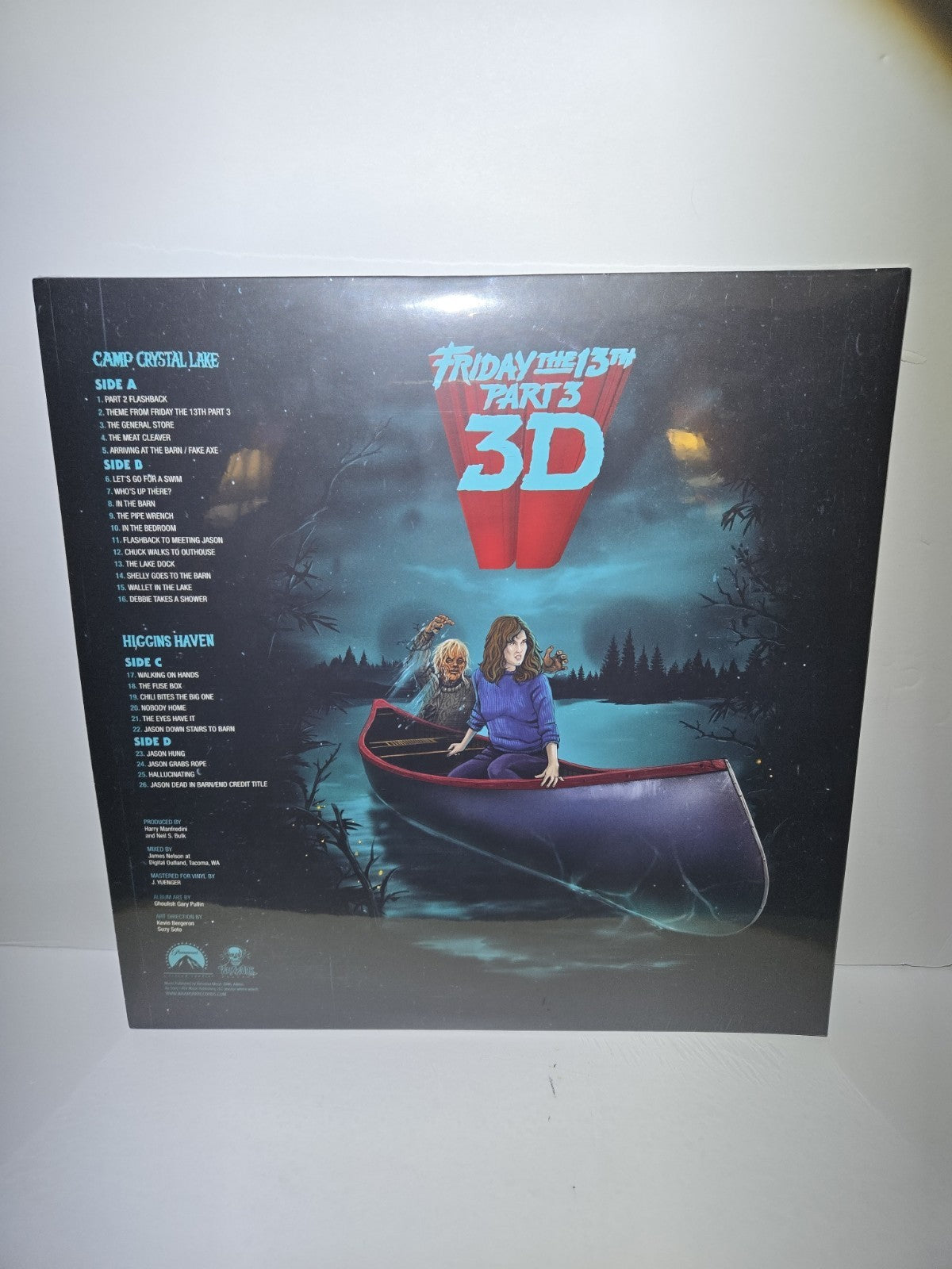 FRIDAY THE 13TH PART 3 3D 2LP CORPSE PAMELA VOORHEES COLORED VINYL WAXWORK OOP
