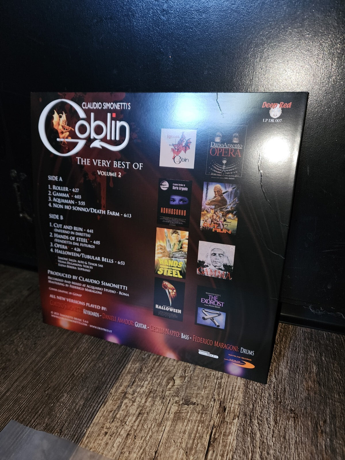 GOBLIN THE VERY BEST OF, VOL. 2 RED BLOOD COLOR VINYL HALOWEEN GAMMA LTD IMPORT