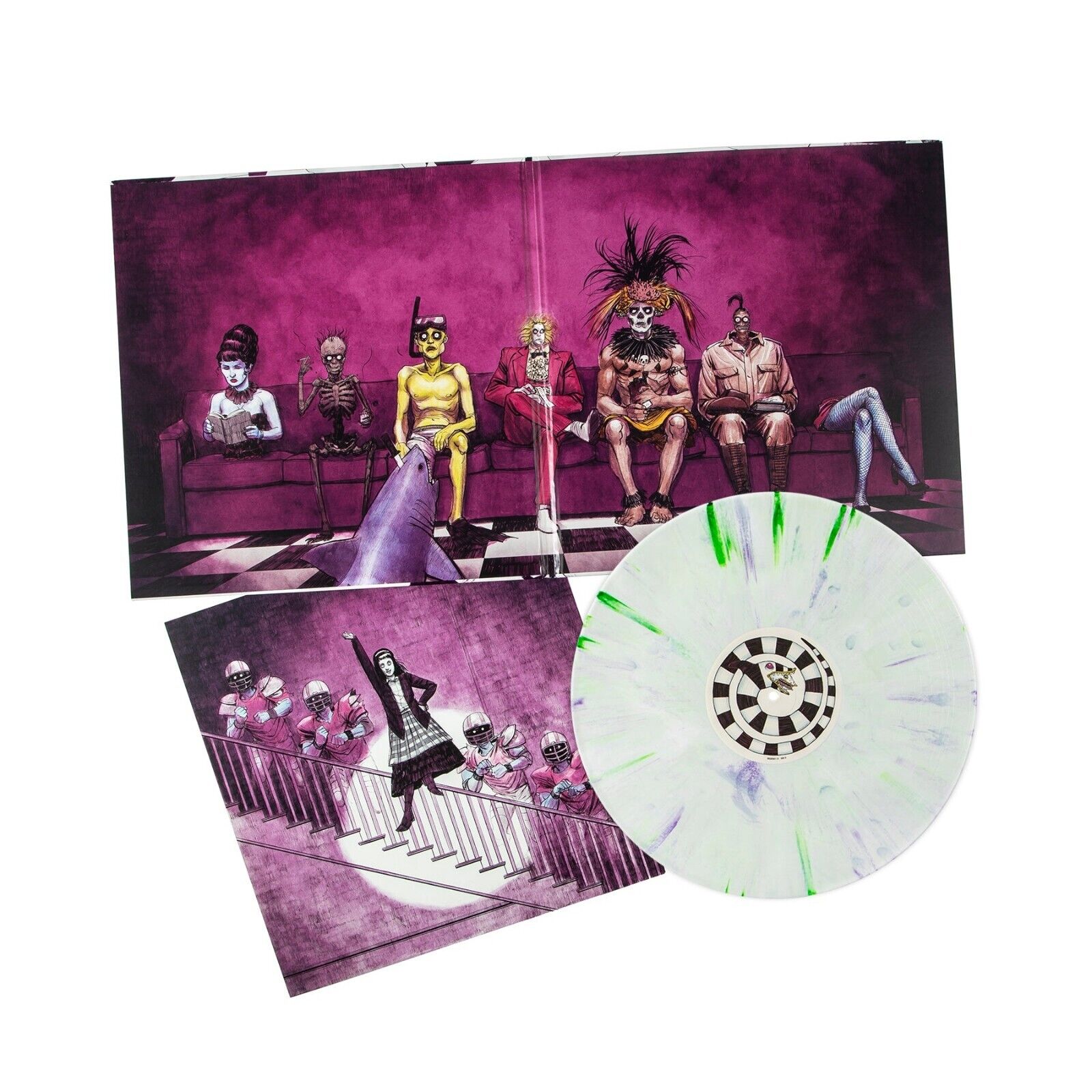 Beetlejuice WaxWork “Beetlejuice Swirl” Colored Limited Vinyl Record LP NEW