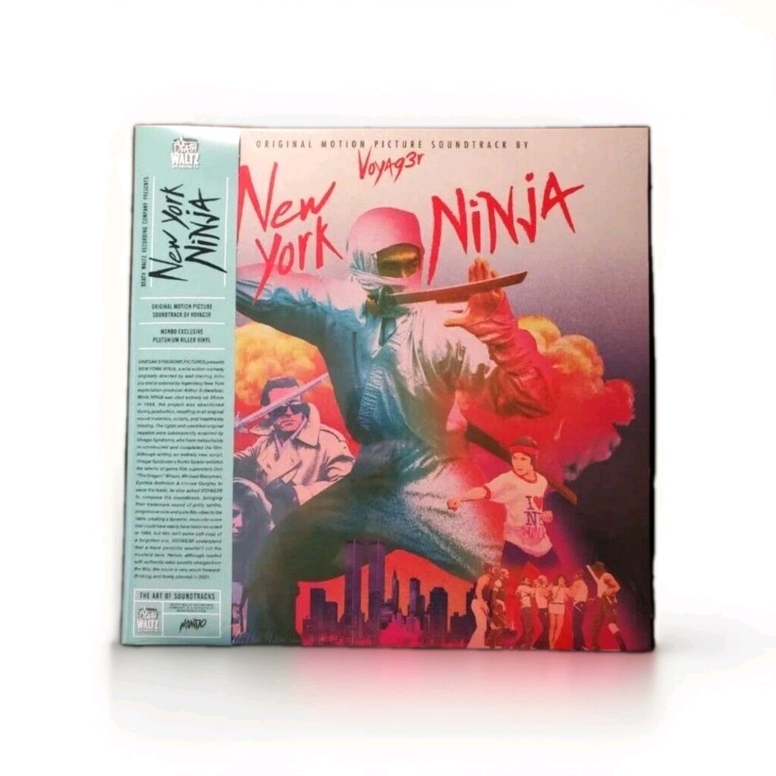 New York Ninja -Soundtrack OST COLOR SWIRL VINYL LP Vinegar Syndrome Voyag3r NEW