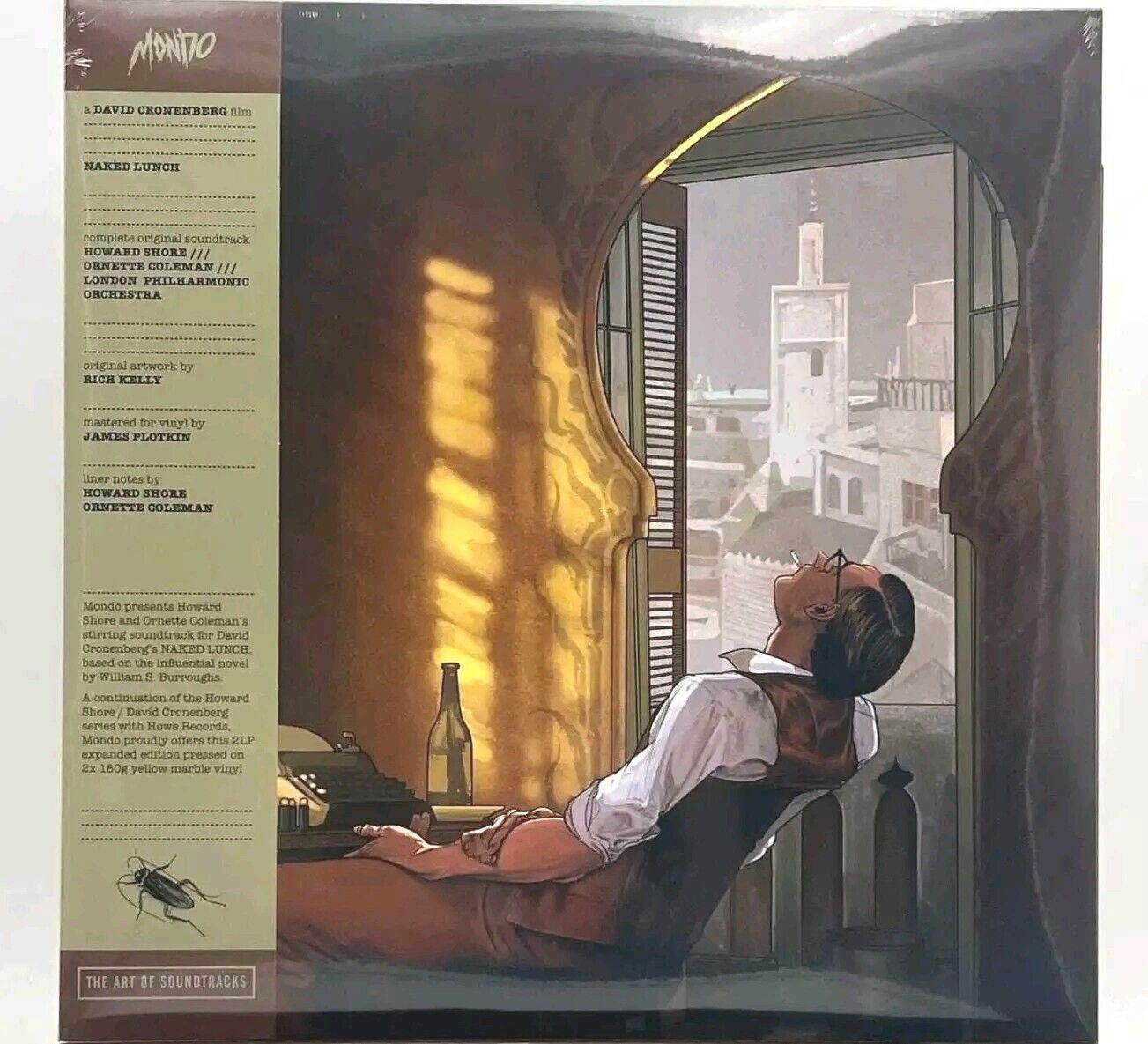 Naked Lunch Soundtrack Vinyl LP SEALED Yellow Howard Shore David Cronenberg Ltd