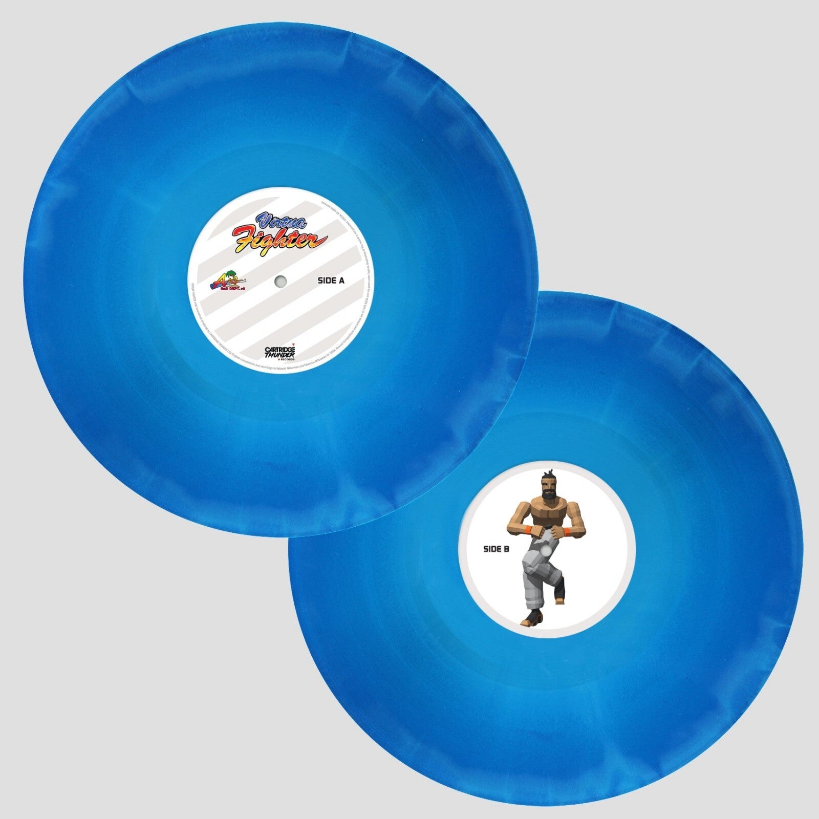 Virtua Fighter OST Original Soundtrack (MONDO BLUE MARBLE) Vinyl LP Sega ARCADE