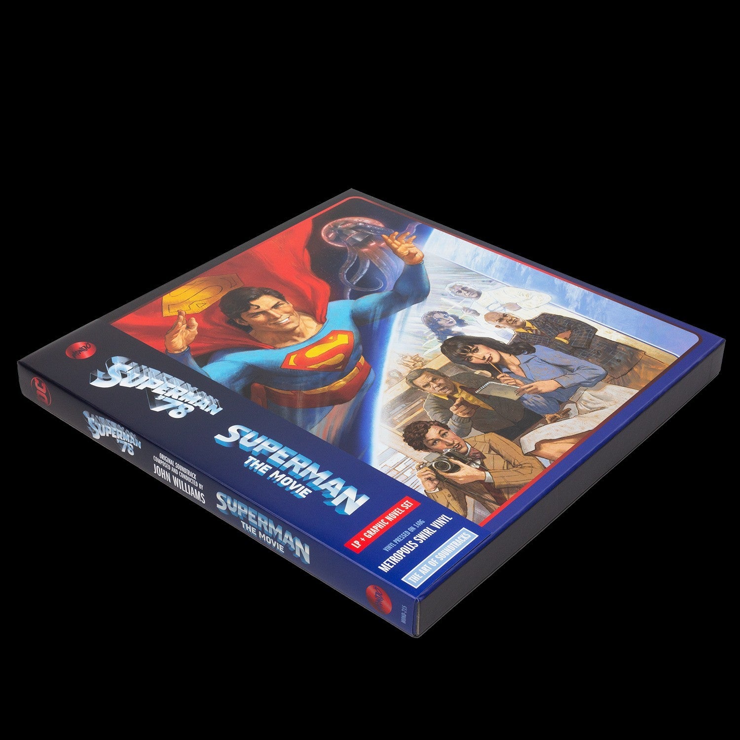 Superman The Movie Soundtrack Metropolis Vinyl GRAPHIC NOVEL BOX SET COMIC '78