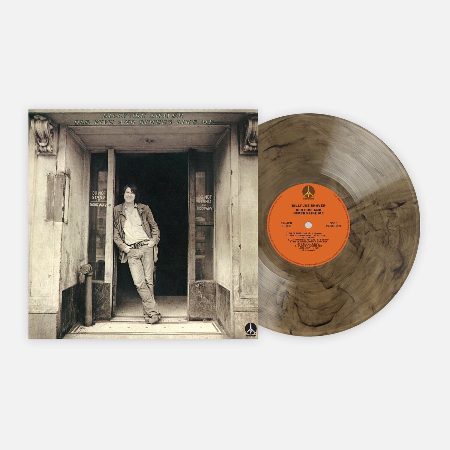 BILLY JOE SHAVER OLD FIVE AND DIMERS LIKE ME COLOR VINYL LP LTD BROWN MARBLE NEW