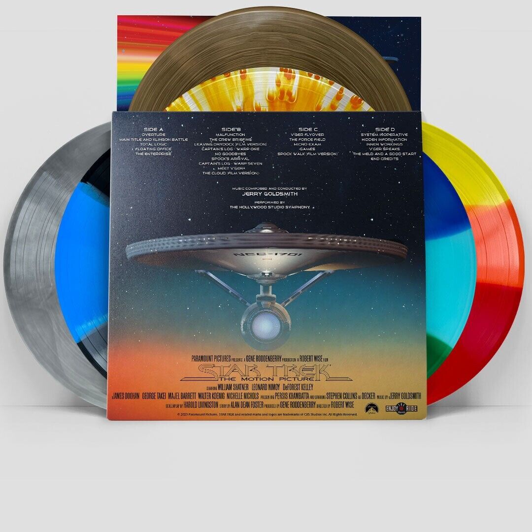 Star Trek The Motion Picture 2 LP Limited Edition RAINBOW Vinyl Record Movie 1979