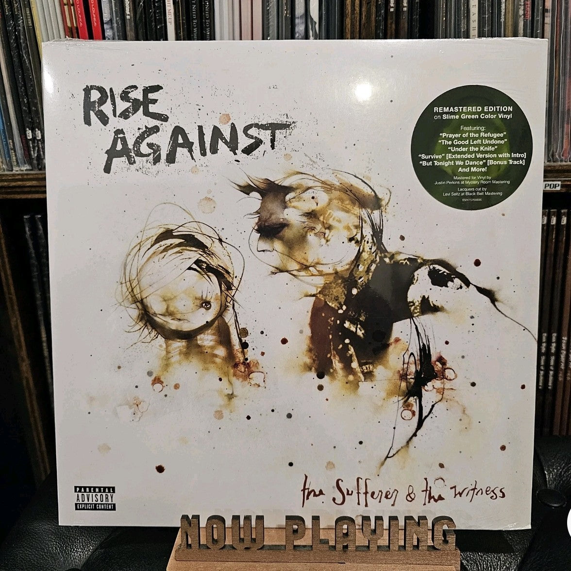 RISE AGAINST The Sufferer & the Witness + Bonus Track - Vinyl LP Slime Green NEW
