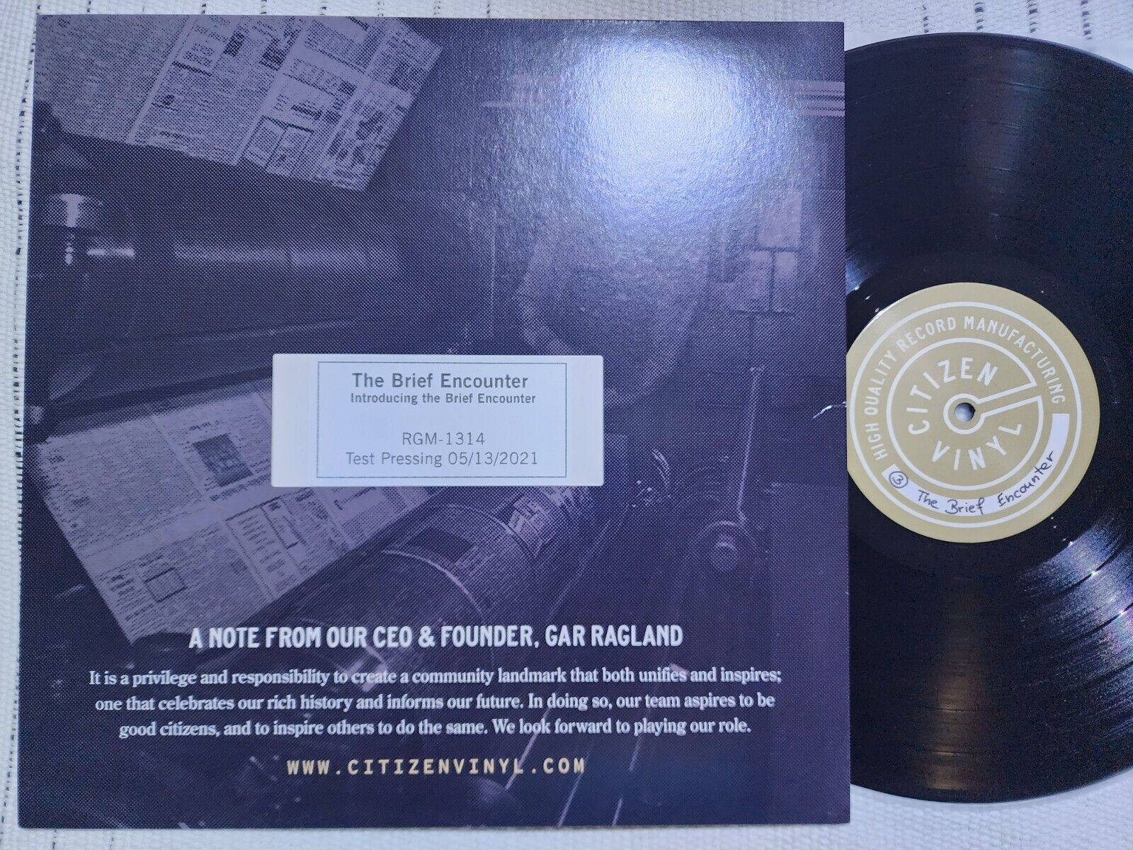 The Brief Encounter Introducing  RARE TEST PRESS  N.C. Soul 1977 LP 2021 REISSUE
