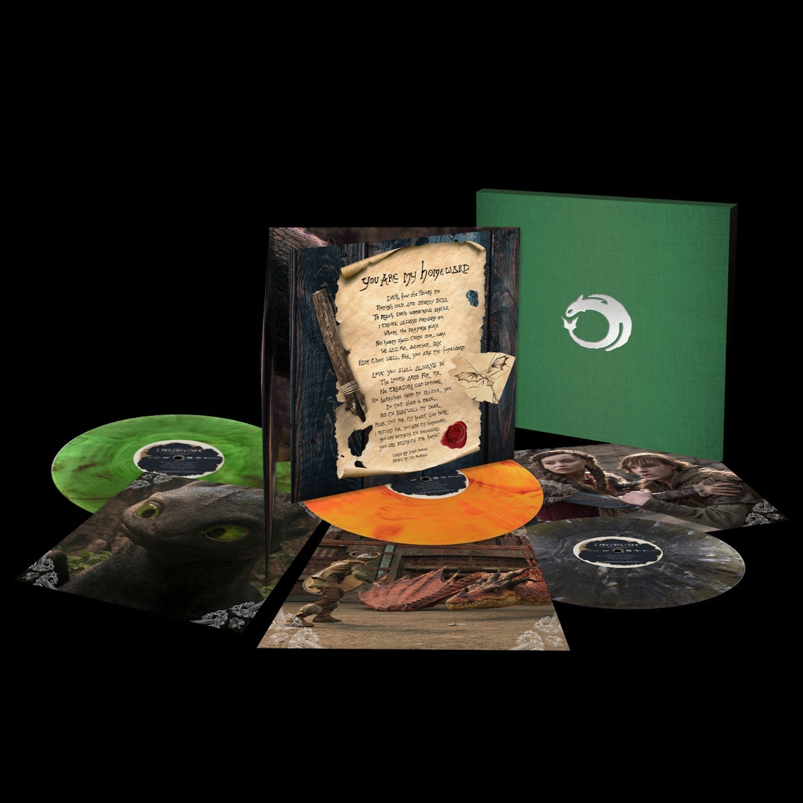 How To Train Your Dragon 2025 Soundtrack 3 LP "Night Fury" Deluxe Boxset Vinyl
