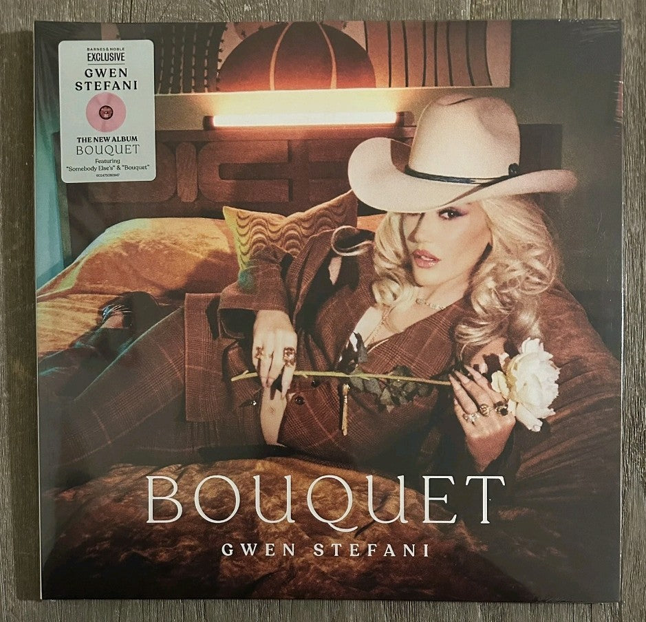 GWEN STEFANI BOUQUET PEONY PINK VINYL LP - NEW LIMITED COLOR - "SOMEBODY ELSE'S"