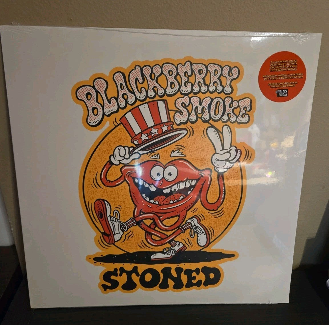 2021 Blackberry Smoke - Stoned RSD LP Limited Edition Red Black Smoke Vinyl
