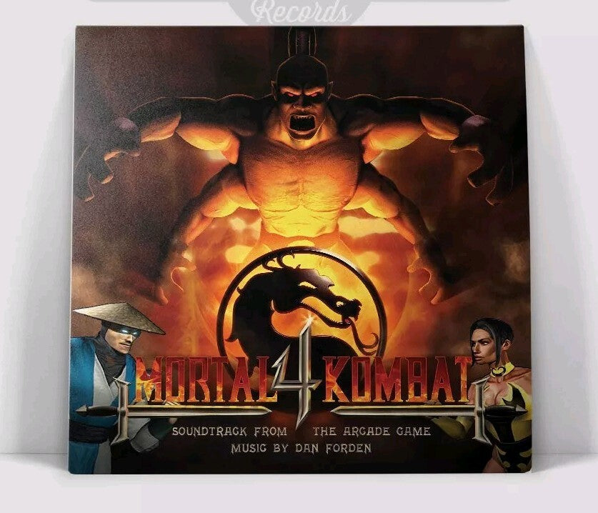 Mortal Kombat 4 Blood Filled Arcade Vinyl Record Soundtrack LP Liquid VGM MK4 🆕