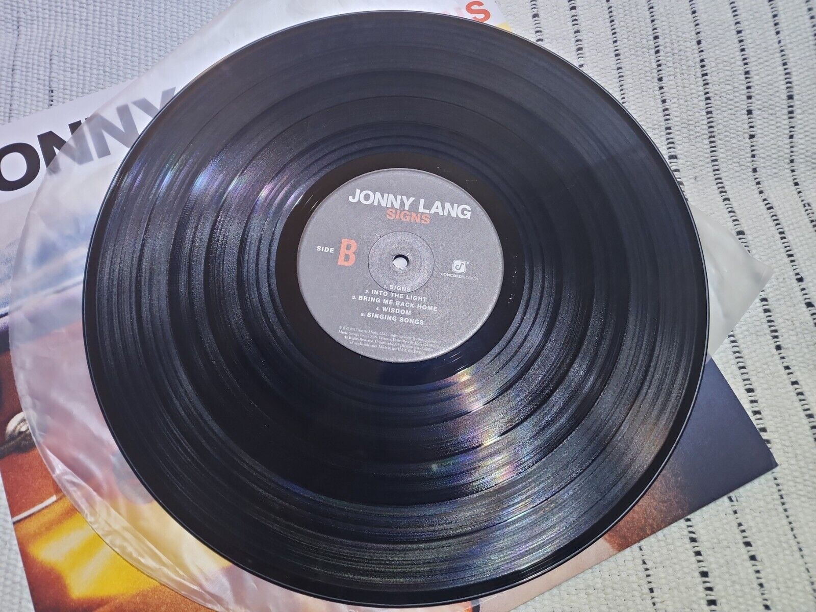 Jonny Lang- Signs - Blues Rock Vinyl LP - Used Record - CRE00526 2017