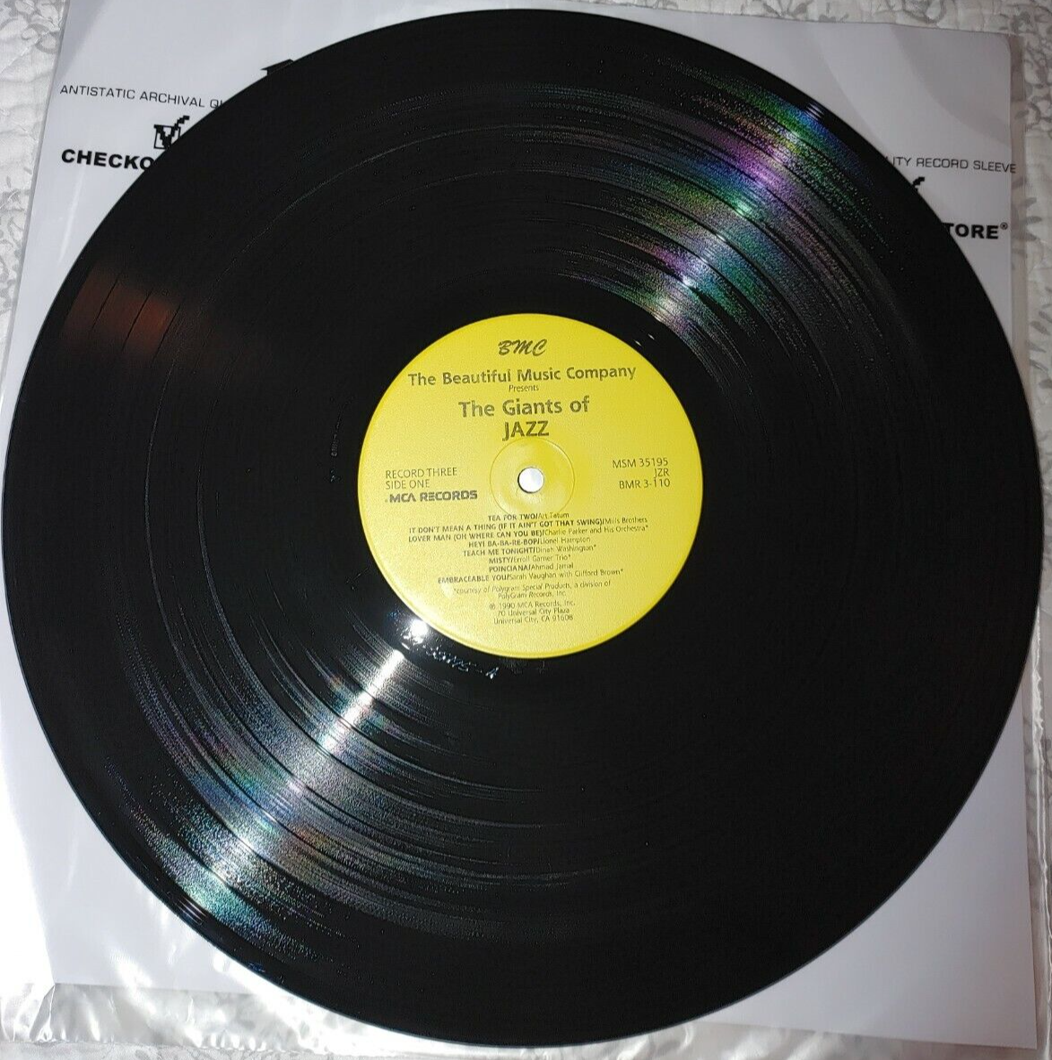 The Giants Of Jazz: 50 Jazz Masterpieces VINYL LP 1990 BMR3-110 3x LES PAUL FORD