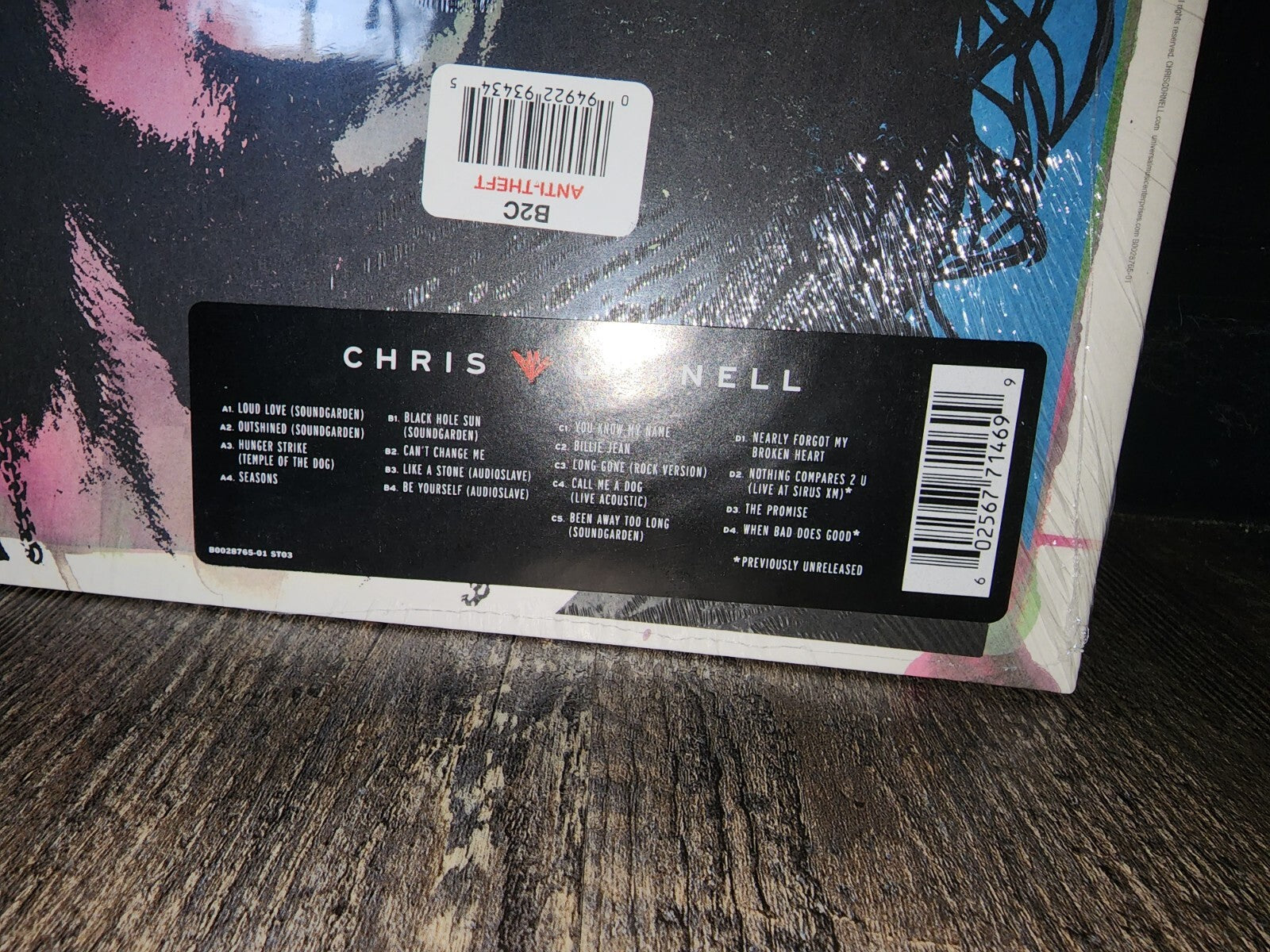 Chris Cornell Self Titled Best Of 2 LP 180G Vinyl NEW Soundgarden Audioslave
