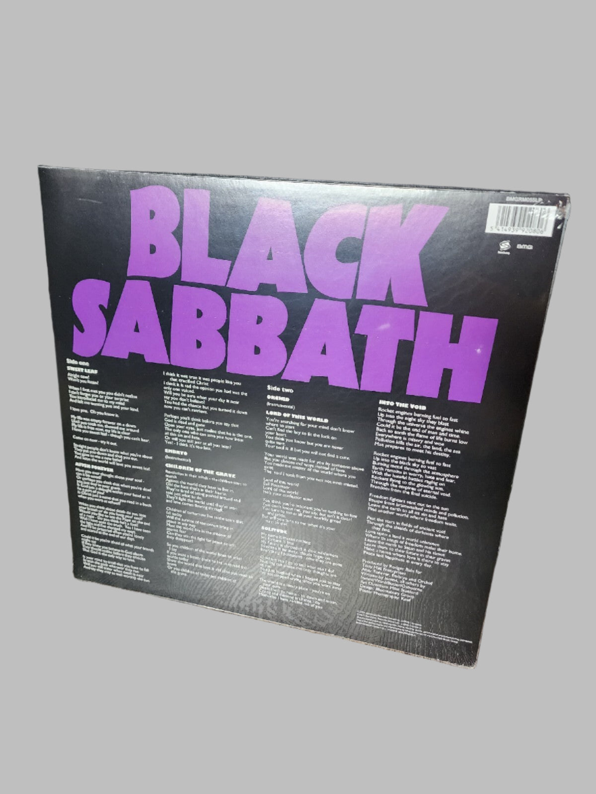 BLACK SABBATH   MASTERS OF REALITY   180g GRAM IMPORT VINYL LP Audiophile Press