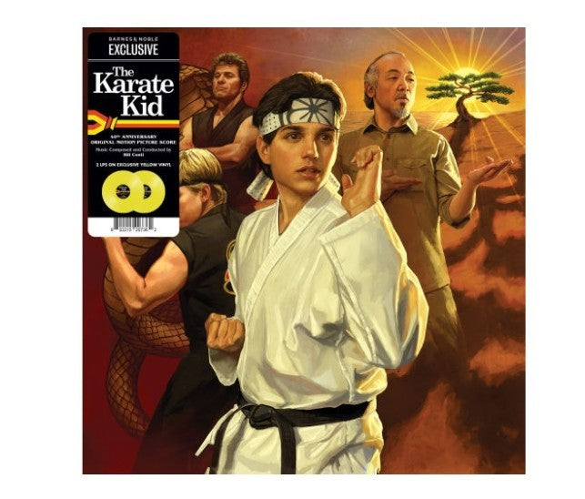 The Karate Kid Original Score Soundtrack Limited 40th Yellow Color Vinyl 2 LP