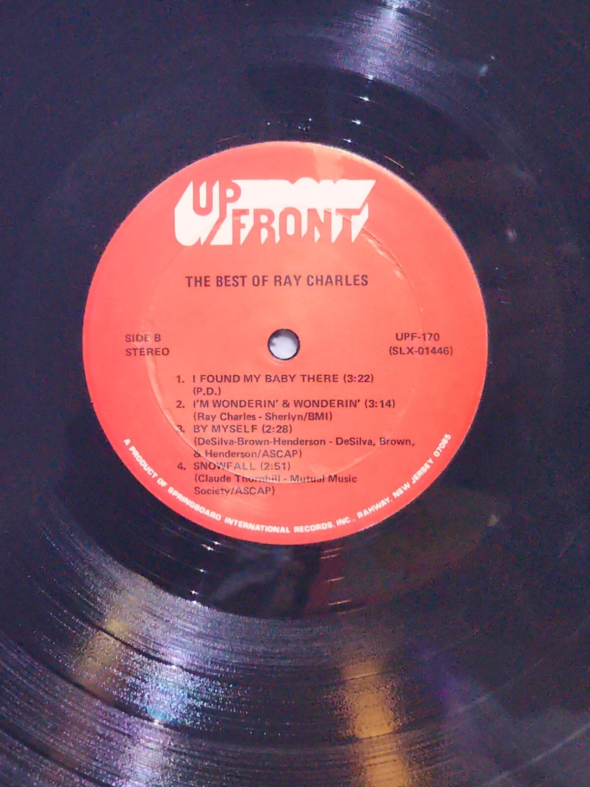 Ray Charles - The Best Of Jazz Anthology - STEREO LP Vinyl Record - UPF-170 - NM