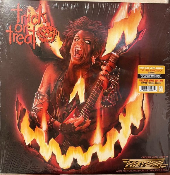 Trick or Treat Motion Picture Soundtrack Fastway "Hellfire Red" Vinyl LP Limited