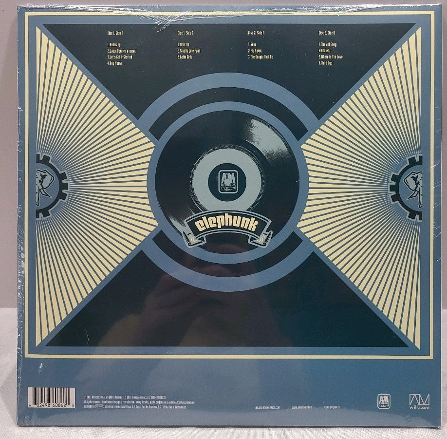 THE BLACK EYED PEAS ELEPHUNK VINYL NEW! LIMITED BLUE LP! FERGIE SHUT UP HEY MAMA