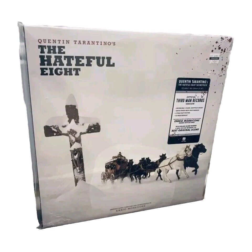 HATEFUL EIGHT SOUNDTRACK 2 LP VINYL Quentin Tarantino Ennio Morricone Third Man