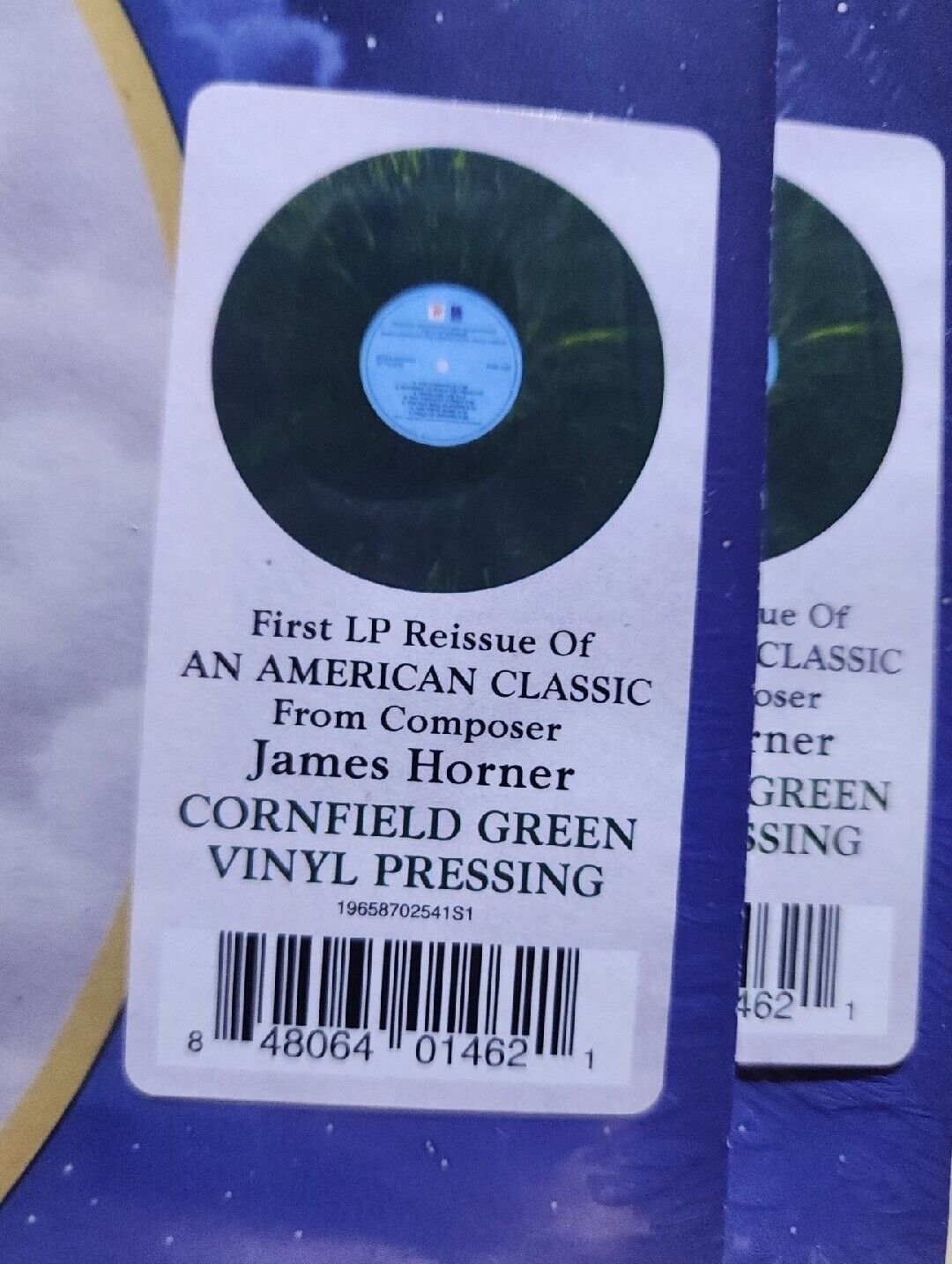 Field of Dreams Soundtrack - Limited  Cornfield Green & Yellow Colored Vinyl LP