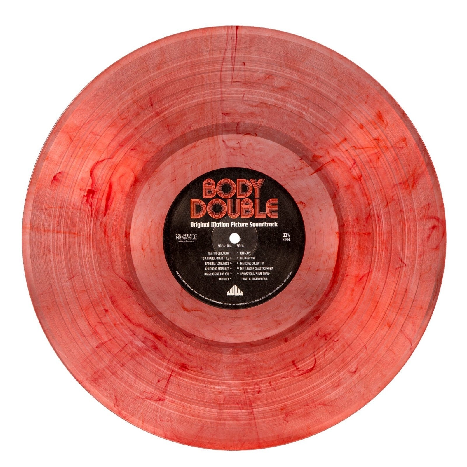 Body Double Horror Movie Soundtrack Vinyl 2 LP Deluxe Gatefold Color Variant NEW
