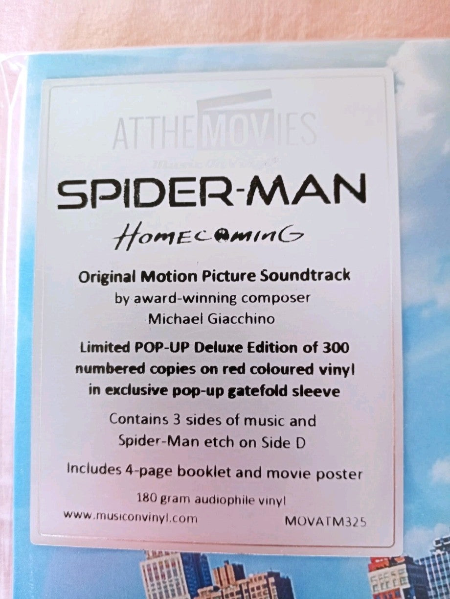 Spider-Man: Homecoming - Original Soundtrack Vinyl 2 LP MCU OST NEW SEALED