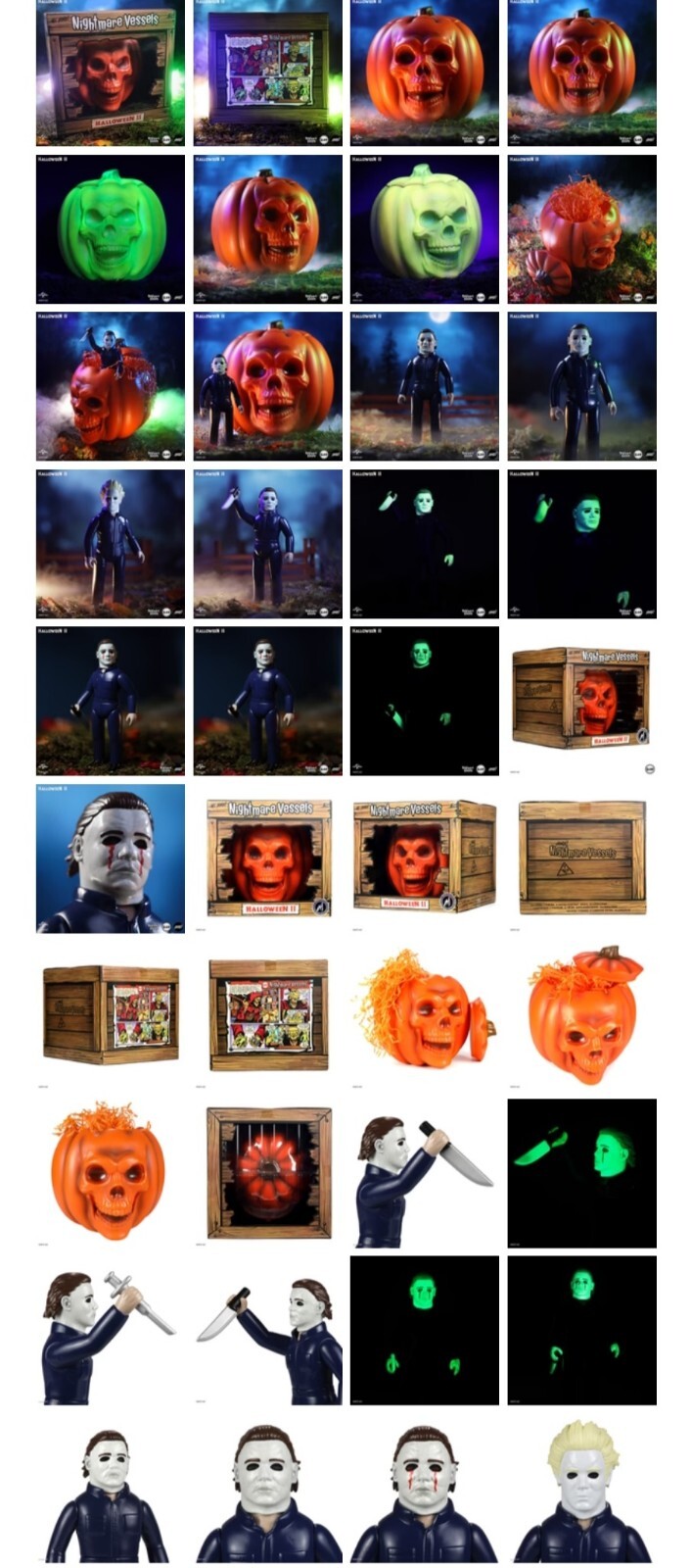 Nightmare Vessels Halloween 2 Michael Myers Glow in the Dark MONDO SOLD OUT