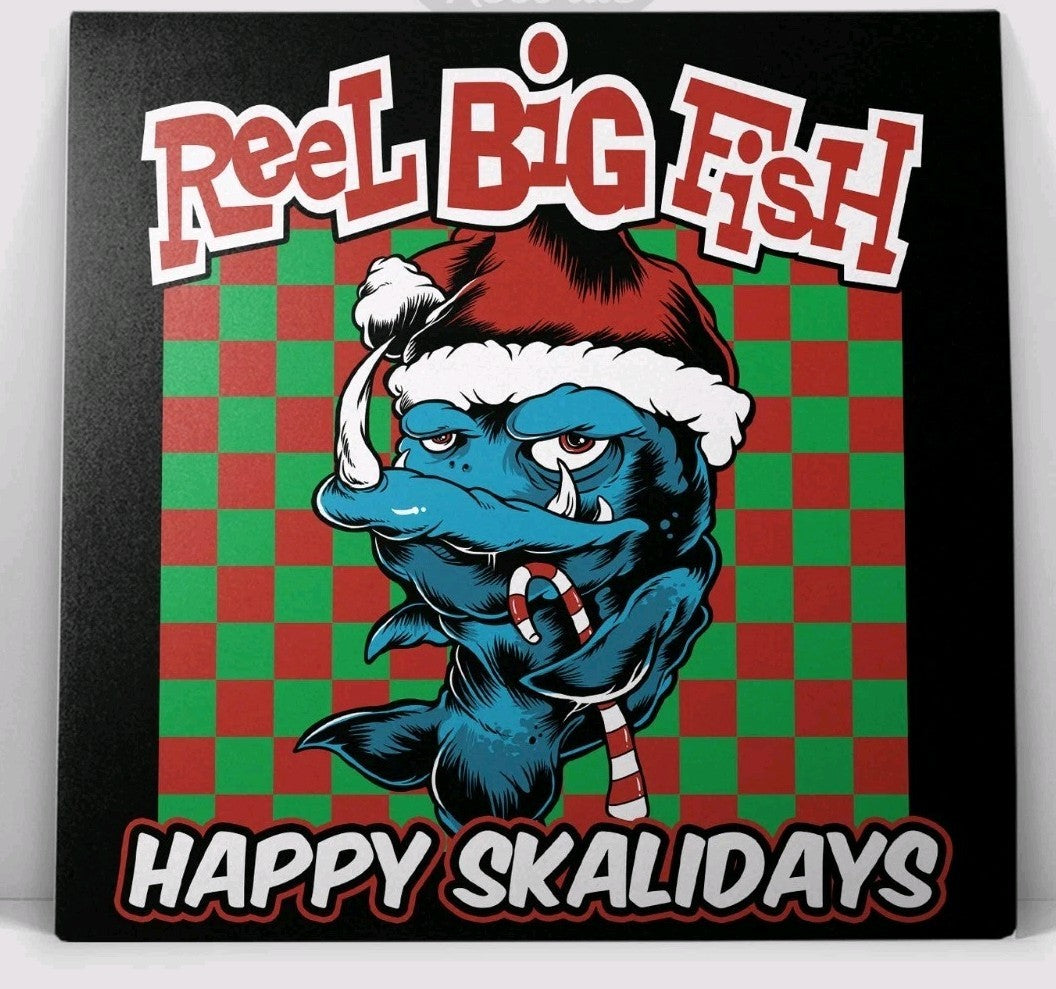 Reel Big Fish Happy Skalidays Color Vinyl LP UGLY SWEATER Holiday Christmas RARE