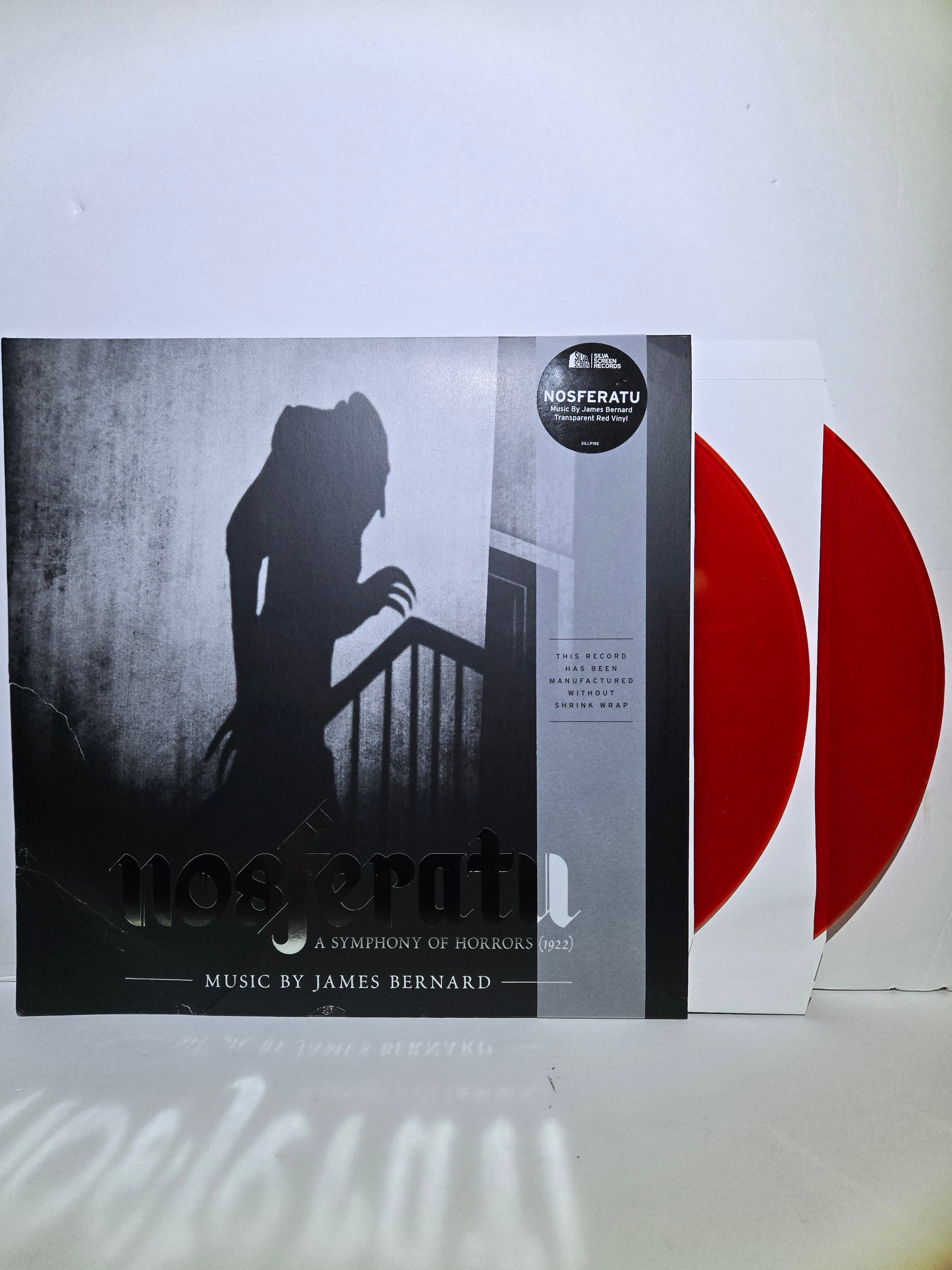 Nosferatu (1922 Soundtrack) [Vinyl LP] Gatefold LP Jacket, Red VG James Bernard Score