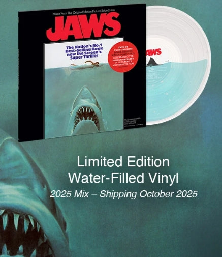 Jaws (Original Soundtrack)PREORDER Shark-Infested Water-Filled NUMBERED Vinyl LP