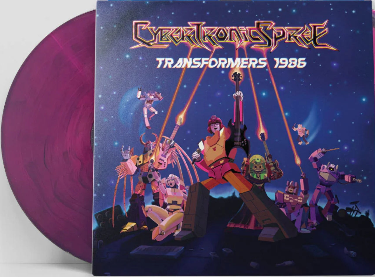 HASBRO '80S TV CLASSICS: TRANSFORMERS 1986 BY CYBERTRONIC SPREE VINYL LP  LTD