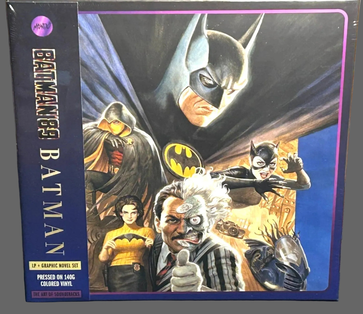 Batman Original Motion Picture Score Colored LP & Graphic Novel Art BoxSet Comic