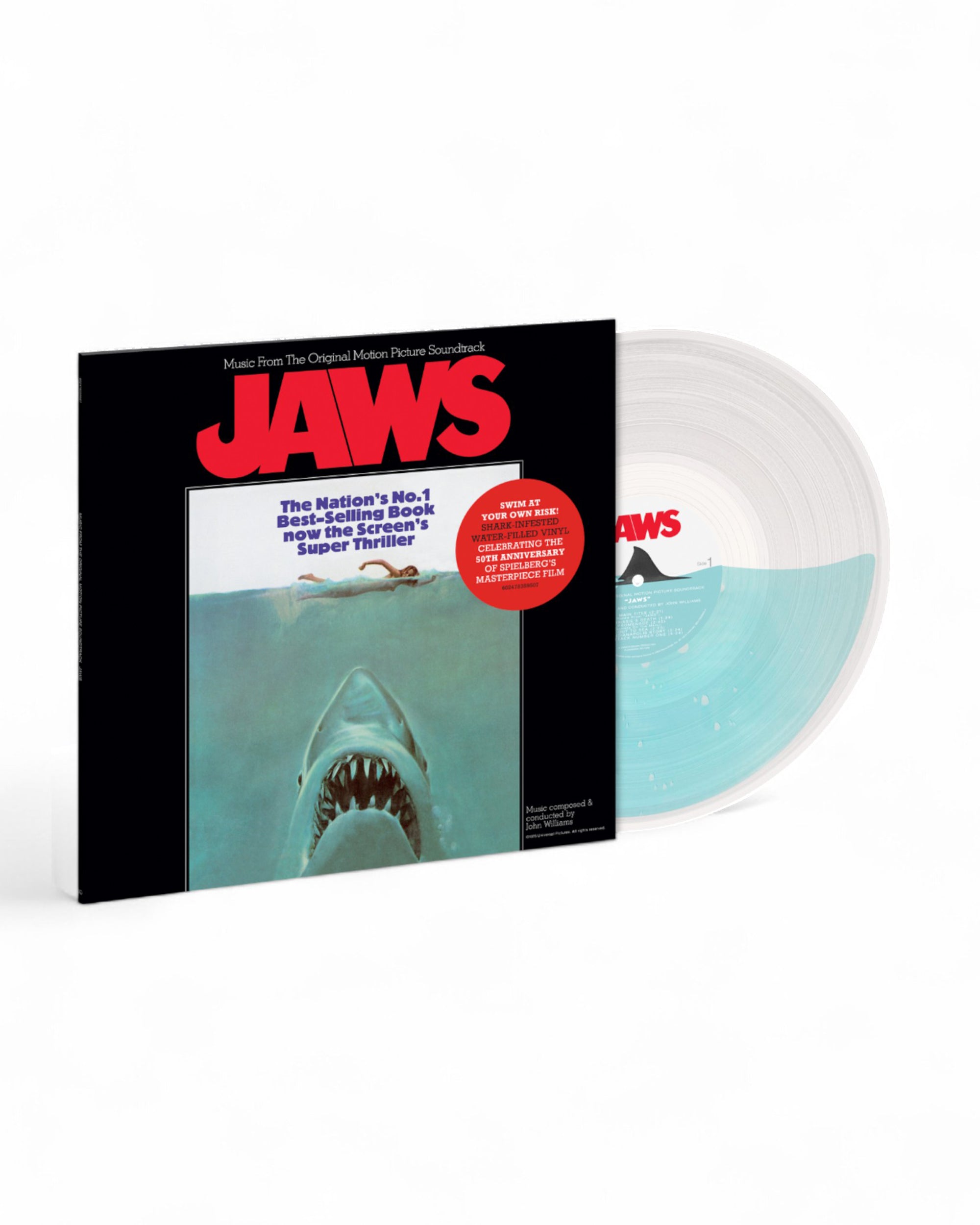 Jaws (Original Soundtrack)PREORDER Shark-Infested Water-Filled NUMBERED Vinyl LP