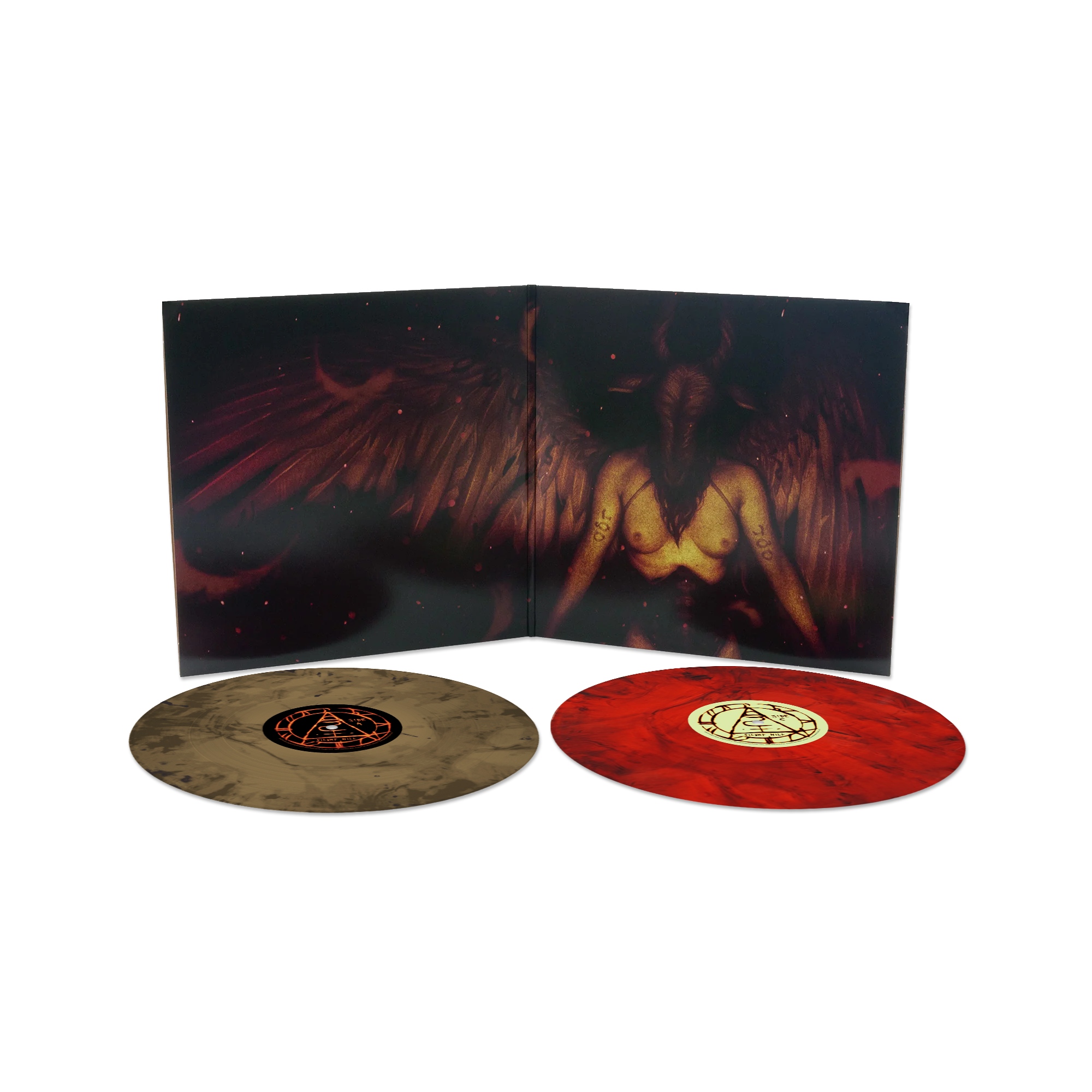 Silent Hill 1 Video Game Soundtrack Vinyl Record 2 LP Mondo Smoke Red Color PS1