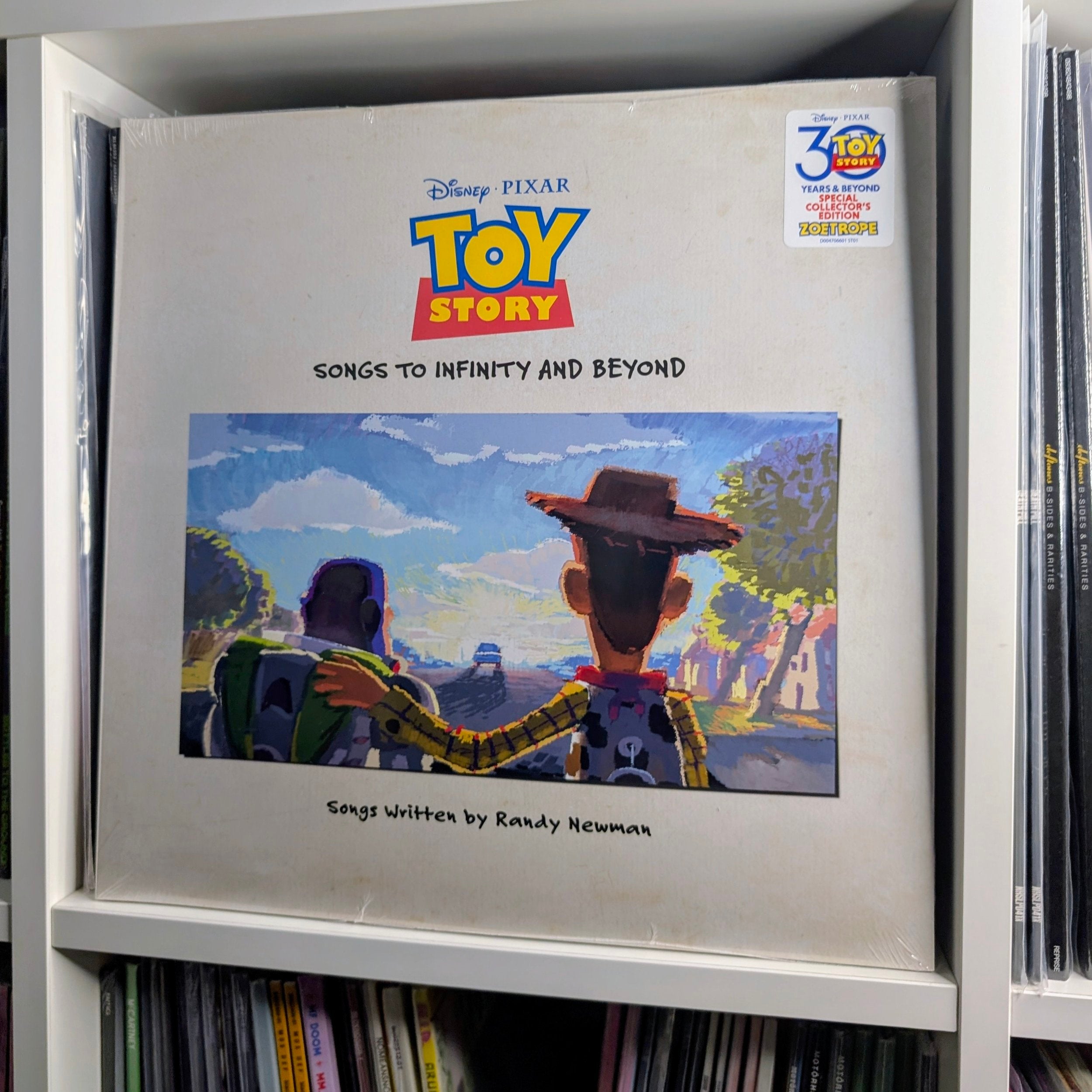 TOY STORY SONGS TO INFINITY & BEYOND ZOETROPE PICTURE DISC Vinyl LP RANDY NEWMAN