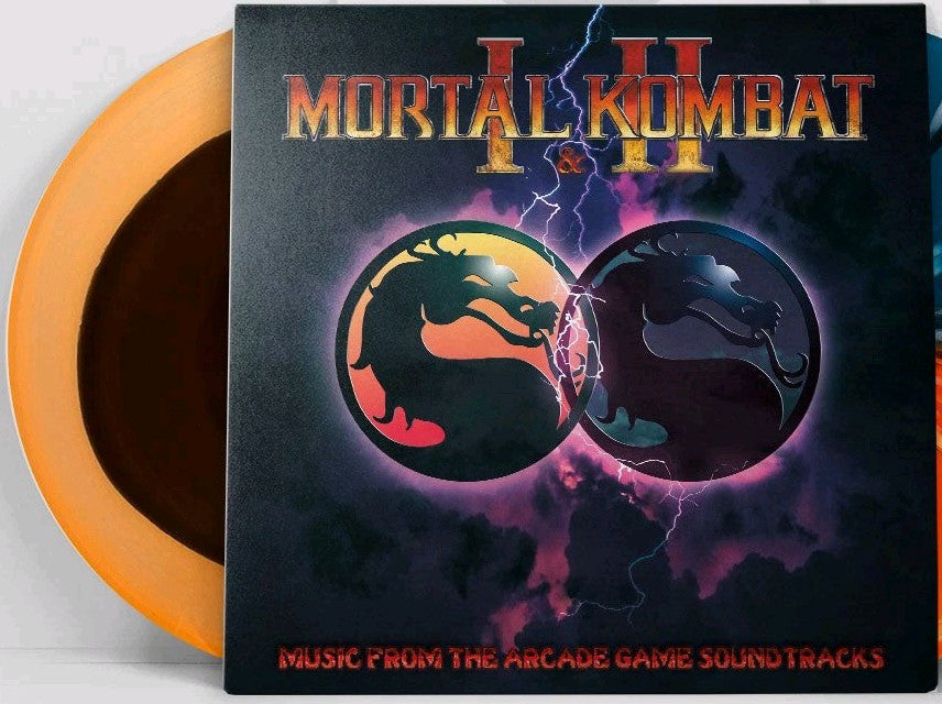 MORTAL KOMBAT I & II - Soundtrack, Ltd COLORED VINYL LP Gatefold Sealed! MK1 MK2