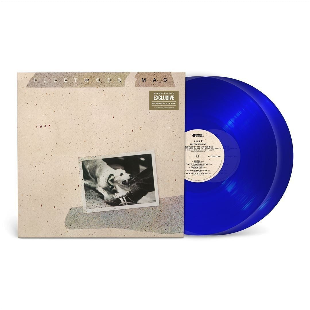 Fleetwood Mac Tusk 2 LP Clear Blue Vinyl 1979 Double Album Rock Pop SARA ANGEL