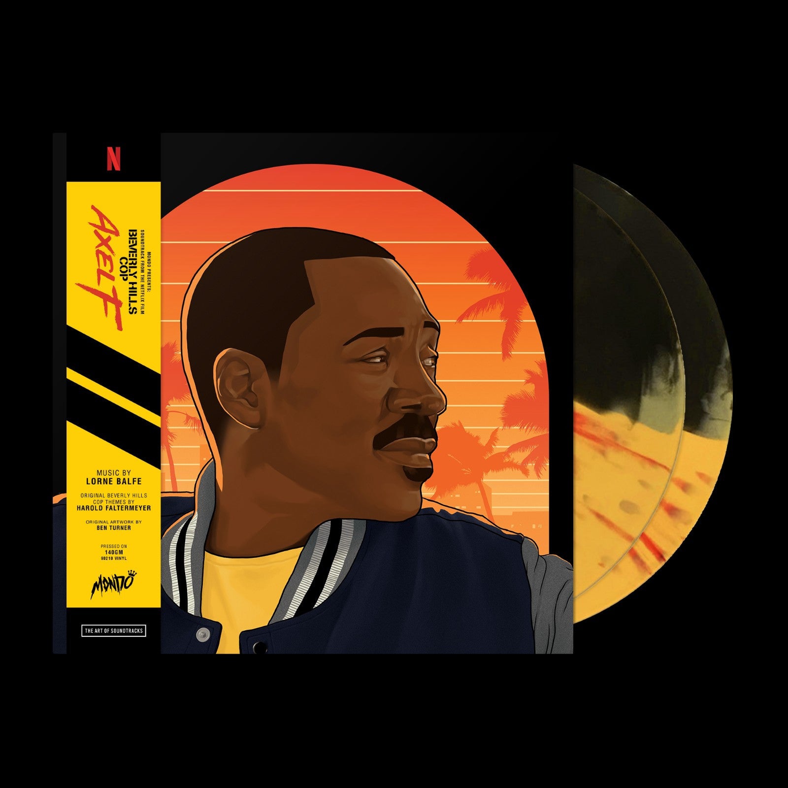 Beverly Hills Cop: Axel F - Soundtrack Netflix Film 2X LP 90210 COLORED VINYL