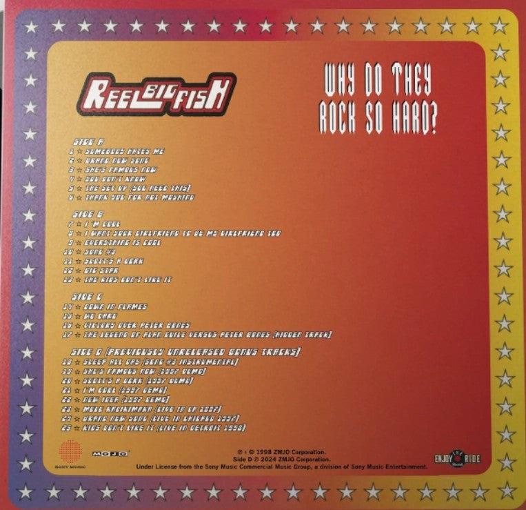 REEL BIG FISH - WHY DO THEY ROCK SO HARD? [VINYL LP] Limited Edition Color