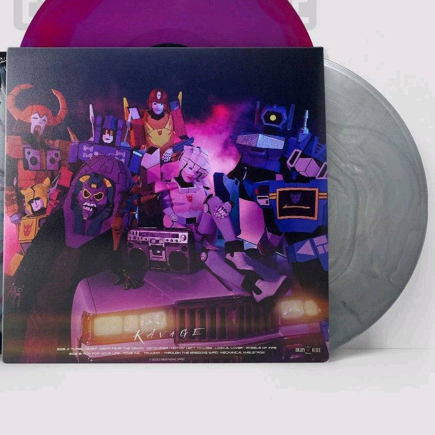 Ravage by CYBERTRONIC SPREE Transformers Rock / Metal Album VINYL LP  LTD Color